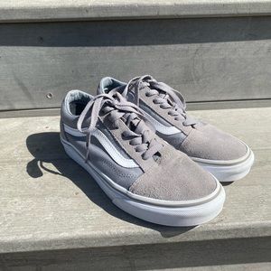 Women’s gray Vans size 7.5